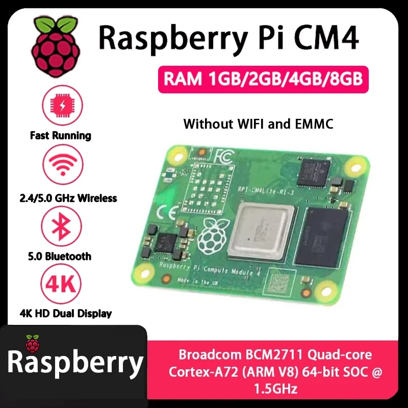 Raspberry Pi CM4 1 Go/2 Go/4 G - Compute Module 4 32Gb Wifi avis et prix